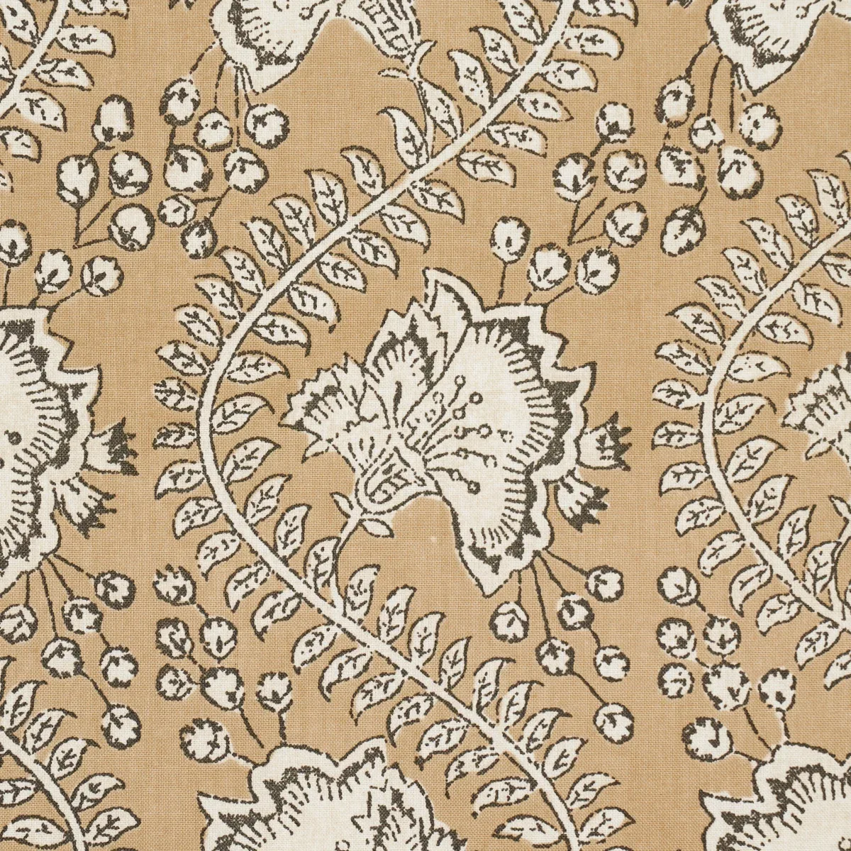 TOMBAY Fabric – OCHRE | Schumacher | Wallpaper Twins TOMBAY fabric OCHRE color by Schumacher