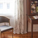 TOPO BEADED SHEER Fabric – BLUSH | Schumacher | Wallpaper Tw TOPO BEADED SHEER fabric BLUSH color by Schumacher