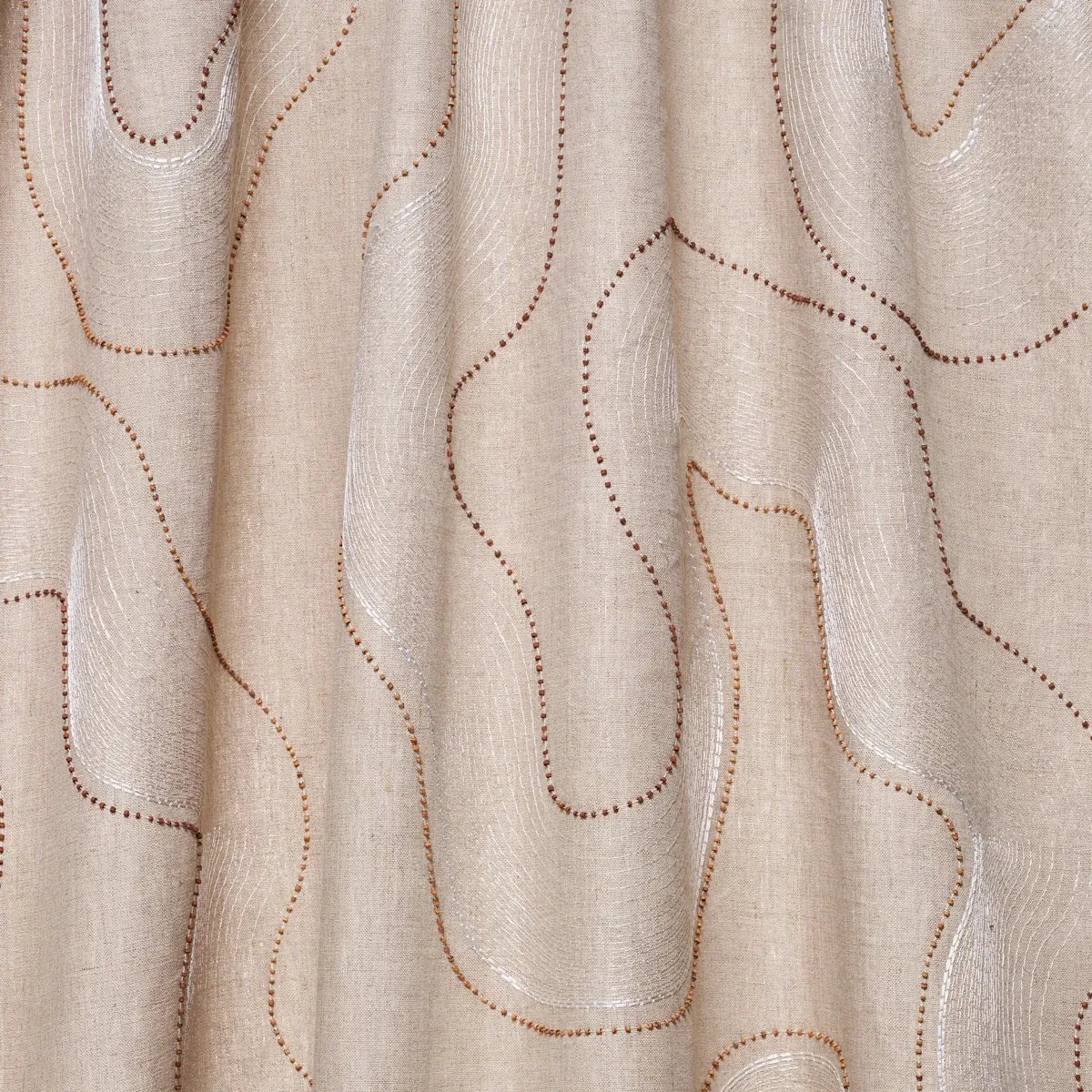 75902 | TOPO BEADED SHEER – NATURAL