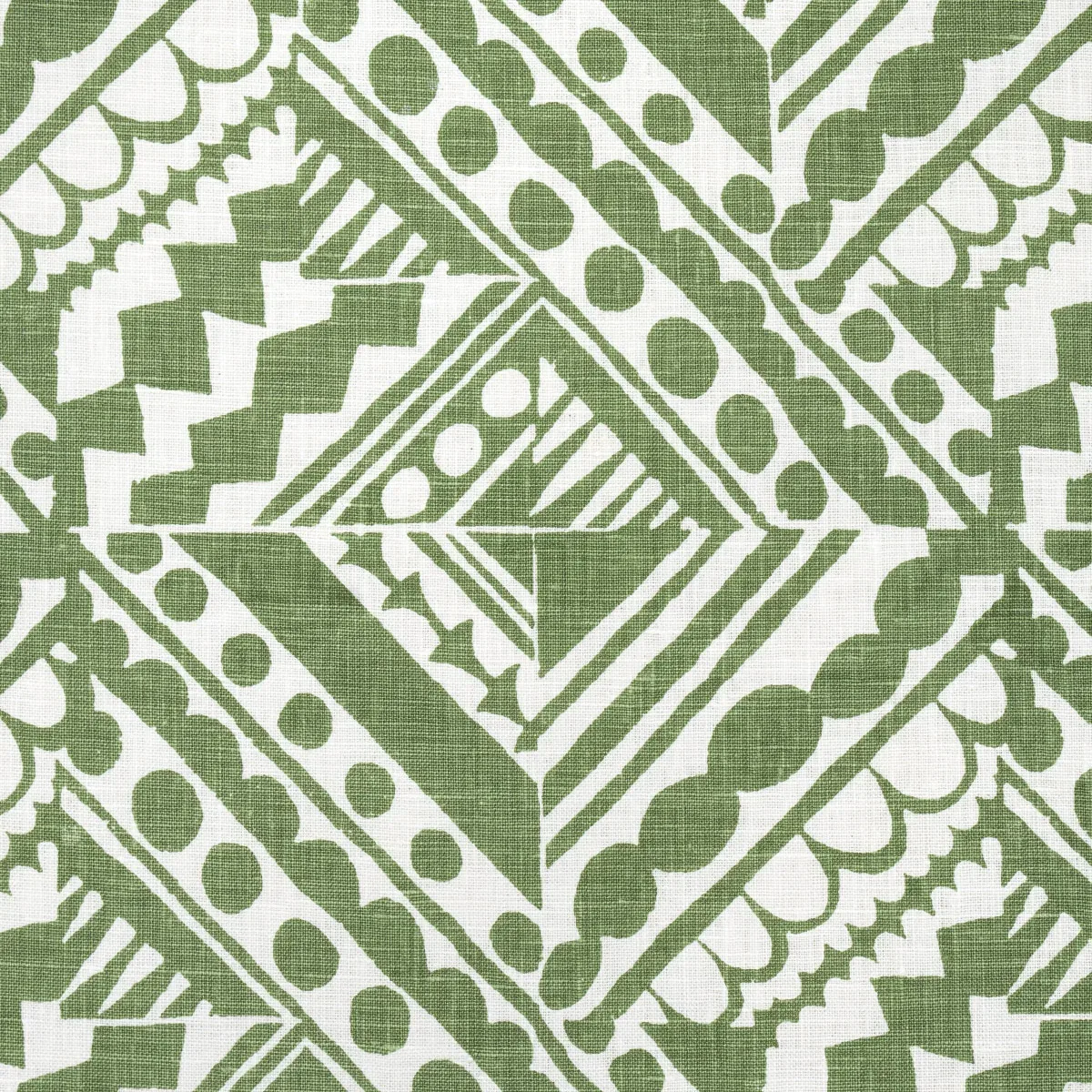 TOPSY TURVY fabric GREEN color by Schumacher