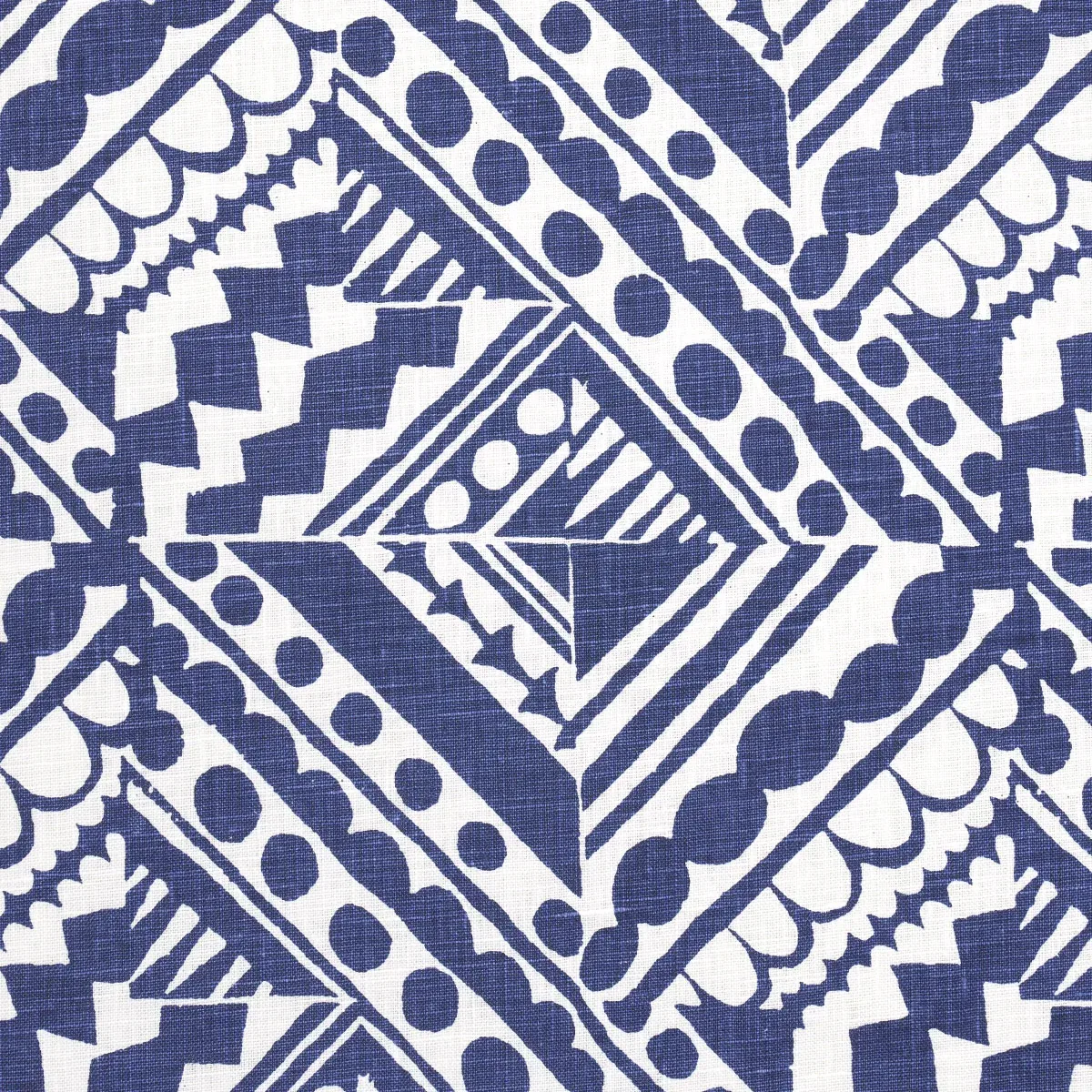 TOPSY TURVY fabric NAVY color by Schumacher