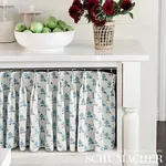 TORBAY HAND BLOCKED PRINT Fabric – BLUE | Schumacher | Wallp TORBAY HAND BLOCKED PRINT fabric BLUE color by Schumacher