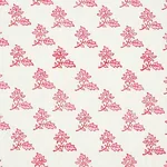TORBAY HAND BLOCKED PRINT fabric PINK color by Schumacher