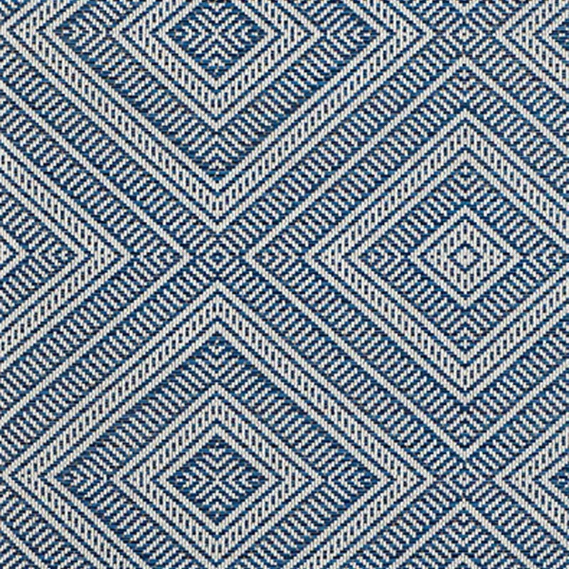 TORTOLA INDOOR/OUTDOOR fabric MARINE color by Schumacher