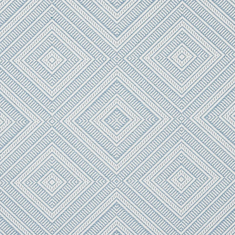 TORTOLA INDOOR/OUTDOOR fabric SKY color by Schumacher