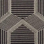 TORTUGA EMBROIDERY fabric BLACK color by Schumacher