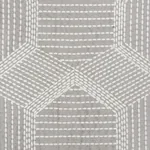 TORTUGA EMBROIDERY Fabric – GREY | Schumacher | Wallpaper Tw TORTUGA EMBROIDERY fabric GREY color by Schumacher