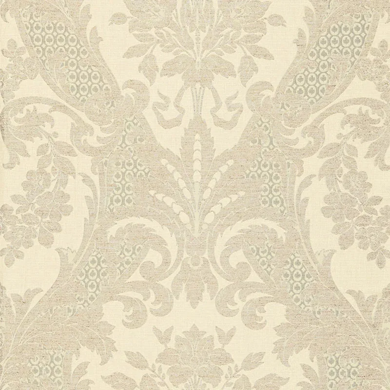 66340 | TOSCANA LINEN DAMASK – GREIGE