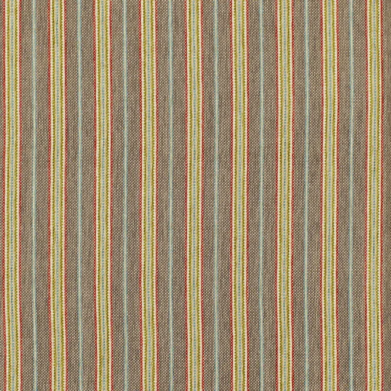 TOSCANA STRIPE fabric ESPRESSO color by Schumacher