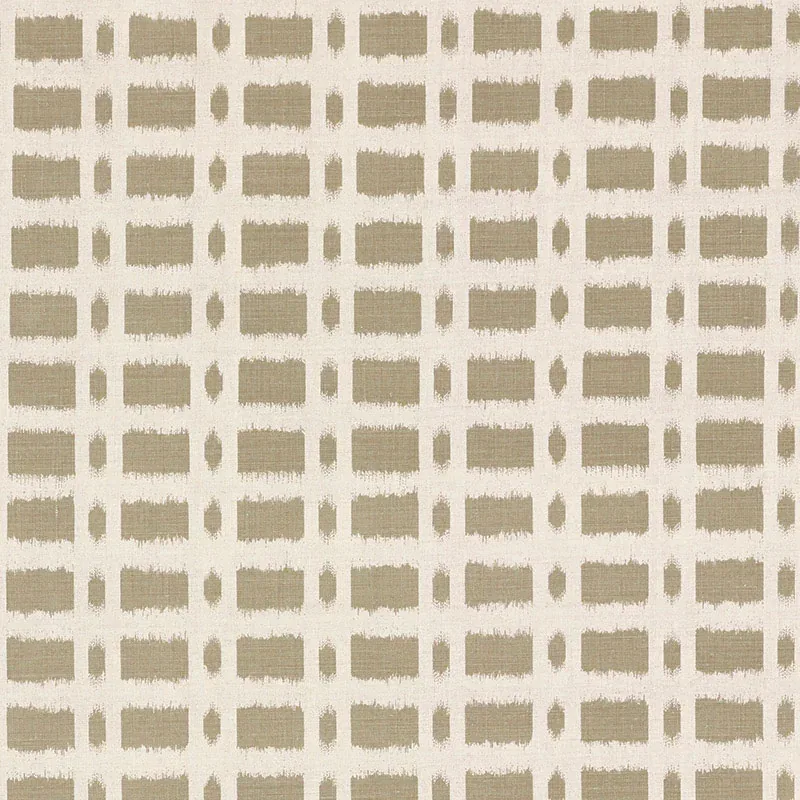 TOWNLINE ROAD fabric BROWN color by Schumacher