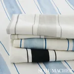 TRACING STRIPES Fabric – GREY | Schumacher | Wallpaper Twins TRACING STRIPES fabric GREY color by Schumacher