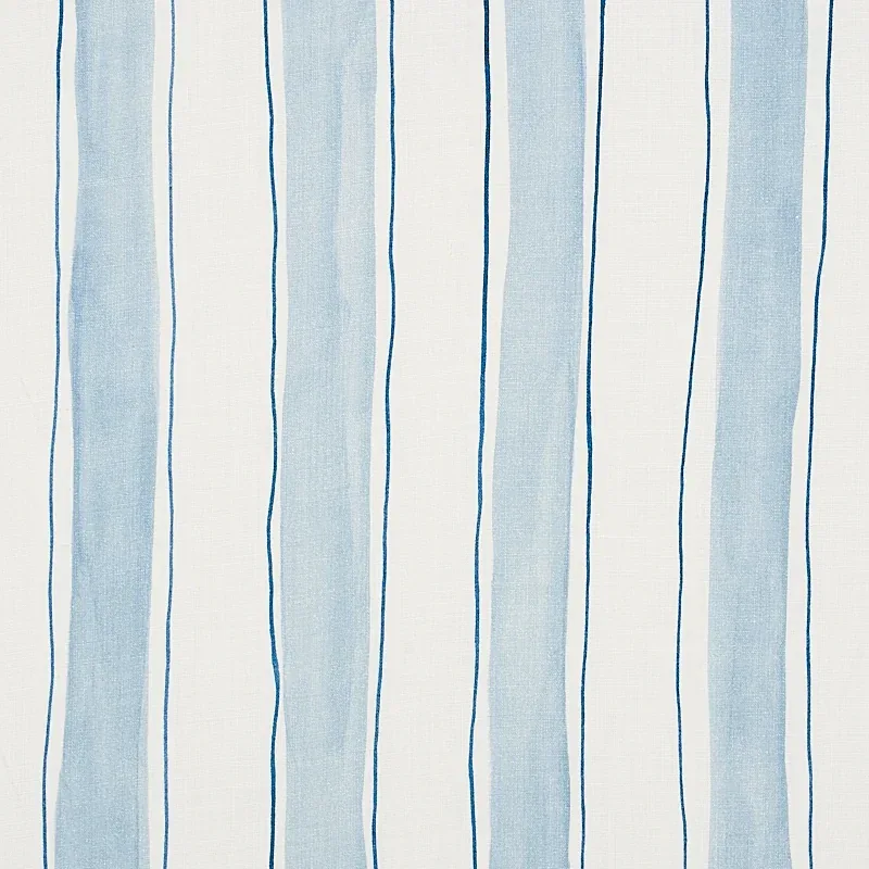 TRACING STRIPES fabric SKY color by Schumacher