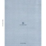 TRIANON CUT VELVET fabric AZUR color by Schumacher
