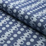 TRICKLEDOWN fabric BLUES color by Schumacher