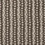 TRICKLEDOWN fabric BROWN ON NATURAL color by Schumacher