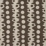 TRICKLEDOWN fabric BROWN ON NATURAL color by Schumacher