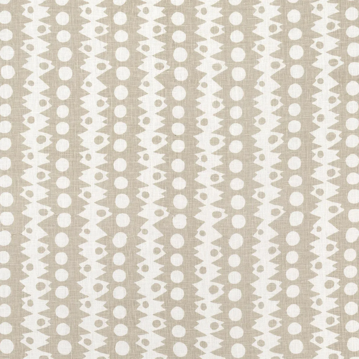 TRICKLEDOWN fabric NATURAL color by Schumacher