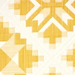 TRISTAN PATCHWORK Fabric – YELLOW | Schumacher | Wallpaper T TRISTAN PATCHWORK fabric YELLOW color by Schumacher