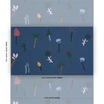 TROPICAL TREES Fabric – BLUE | Schumacher | Wallpaper Twins TROPICAL TREES fabric BLUE color by Schumacher