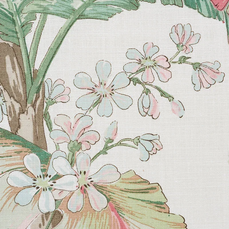 TROPIQUE fabric BLUSH color by Schumacher