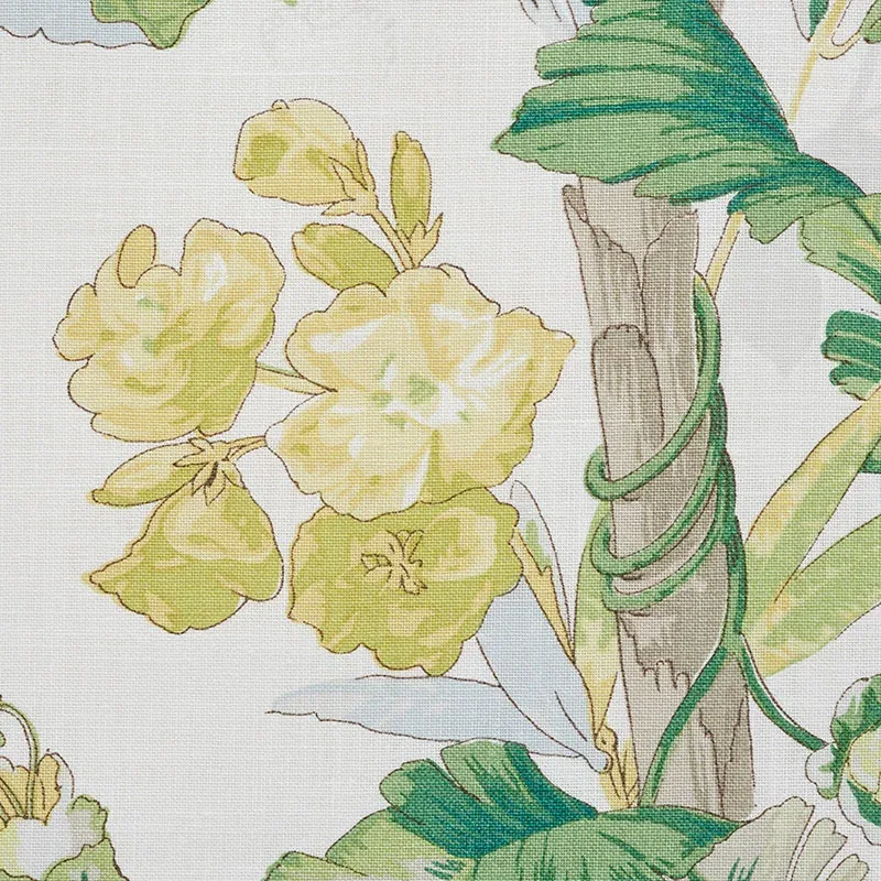 TROPIQUE fabric CITRON color by Schumacher