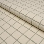 TUCSON GRID Fabric – AQUA | Schumacher | Wallpaper Twins TUCSON GRID fabric AQUA color by Schumacher