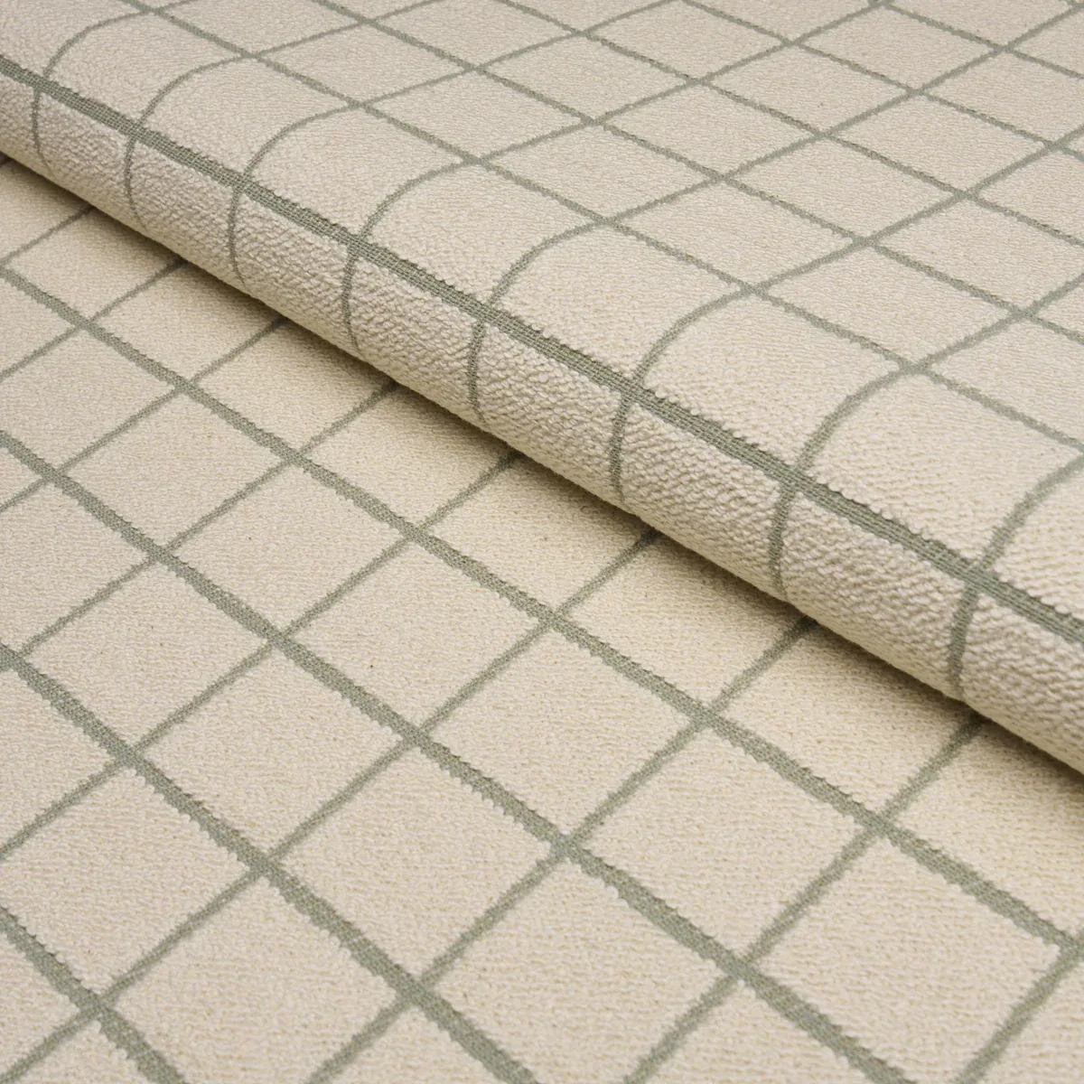 TUCSON GRID Fabric – AQUA | Schumacher | Wallpaper Twins TUCSON GRID fabric AQUA color by Schumacher