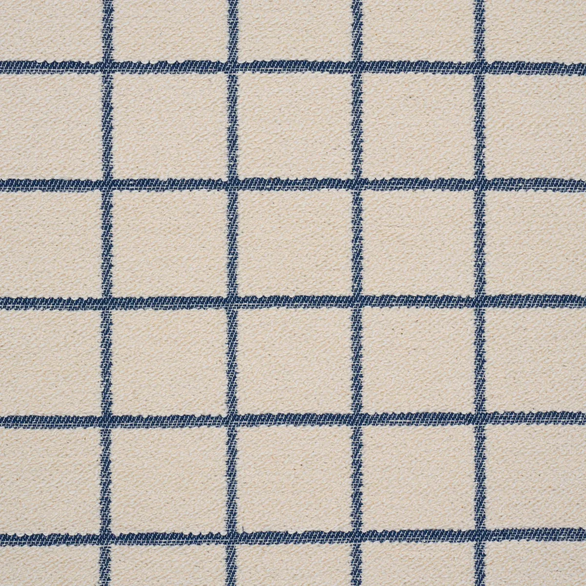 TUCSON GRID Fabric – BLUE | Schumacher | Wallpaper Twins TUCSON GRID fabric BLUE color by Schumacher