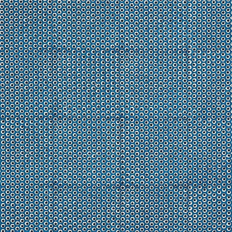 Tuk Tuk Hand Block Print Fabric – BLUE | Schumacher | Wallpa Tuk Tuk Hand Block Print fabric BLUE color by Schumacher