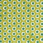 Tuk Tuk Hand Block Print Fabric – GREEN | Schumacher | Wallp Tuk Tuk Hand Block Print fabric GREEN color by Schumacher