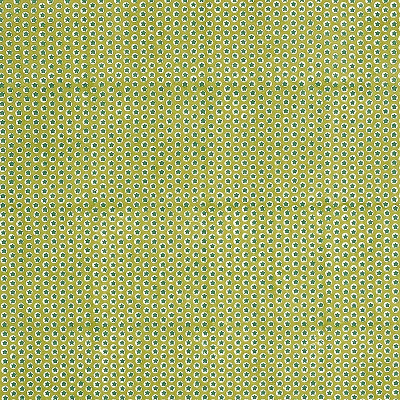 Tuk Tuk Hand Block Print Fabric – GREEN | Schumacher | Wallp Tuk Tuk Hand Block Print fabric GREEN color by Schumacher