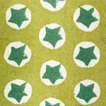 Tuk Tuk Hand Block Print Fabric – GREEN | Schumacher | Wallp Tuk Tuk Hand Block Print fabric GREEN color by Schumacher