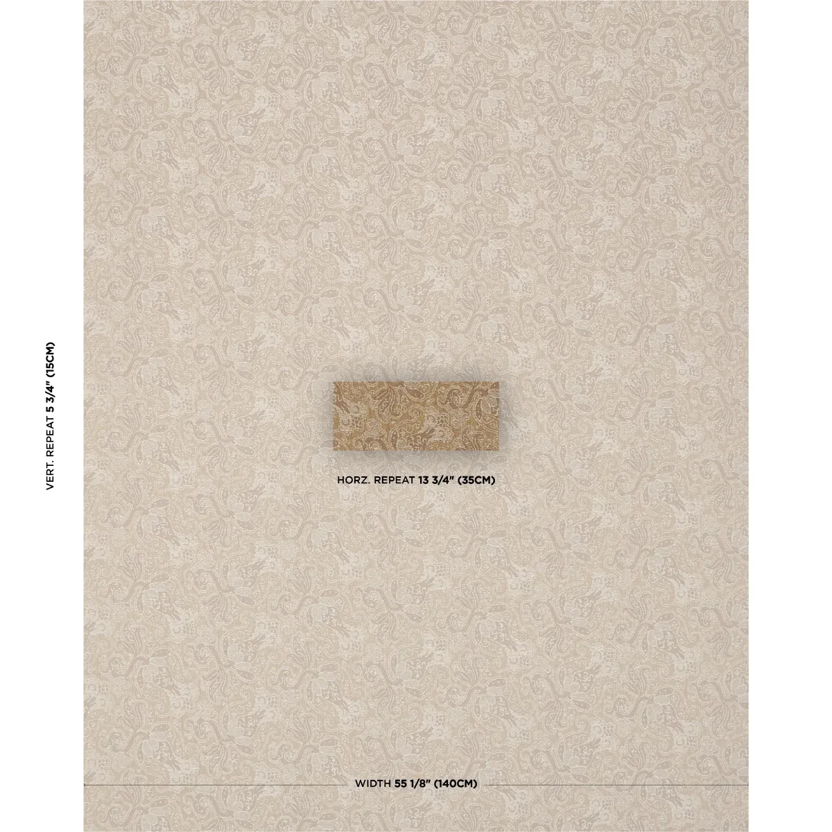 TULIPANO Fabric – CARAMEL | Schumacher | Wallpaper Twins TULIPANO fabric CARAMEL color by Schumacher