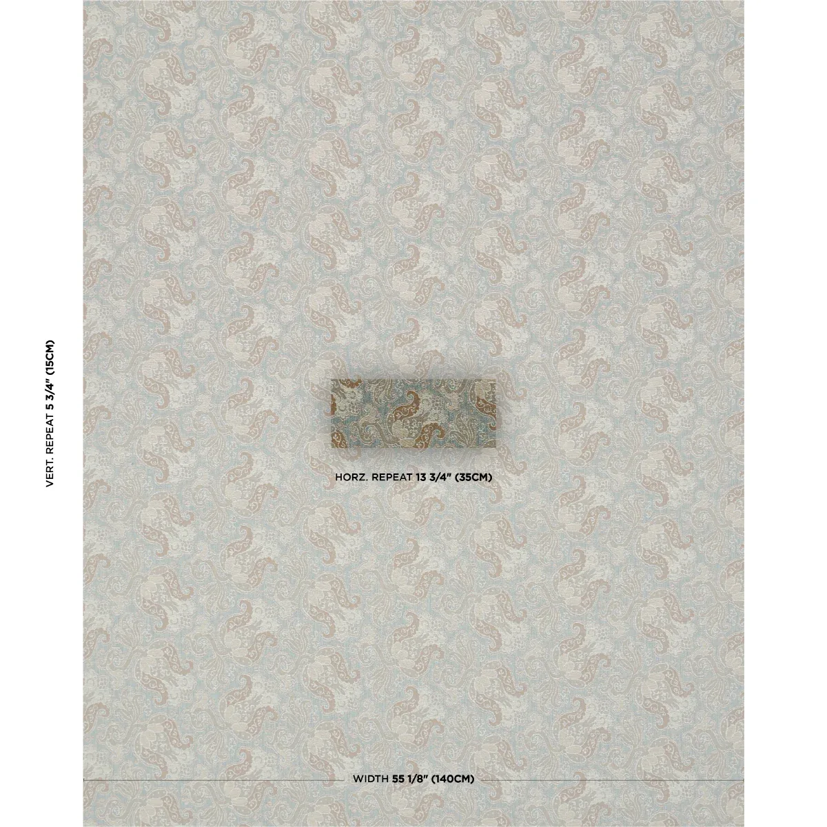 TULIPANO fabric FOUNTAIN color by Schumacher