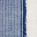 TULUM CASEMENT Fabric – BLUE | Schumacher | Wallpaper Twins TULUM CASEMENT fabric BLUE color by Schumacher