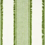 TULUM CASEMENT Fabric – GREEN | Schumacher | Wallpaper Twins TULUM CASEMENT fabric GREEN color by Schumacher