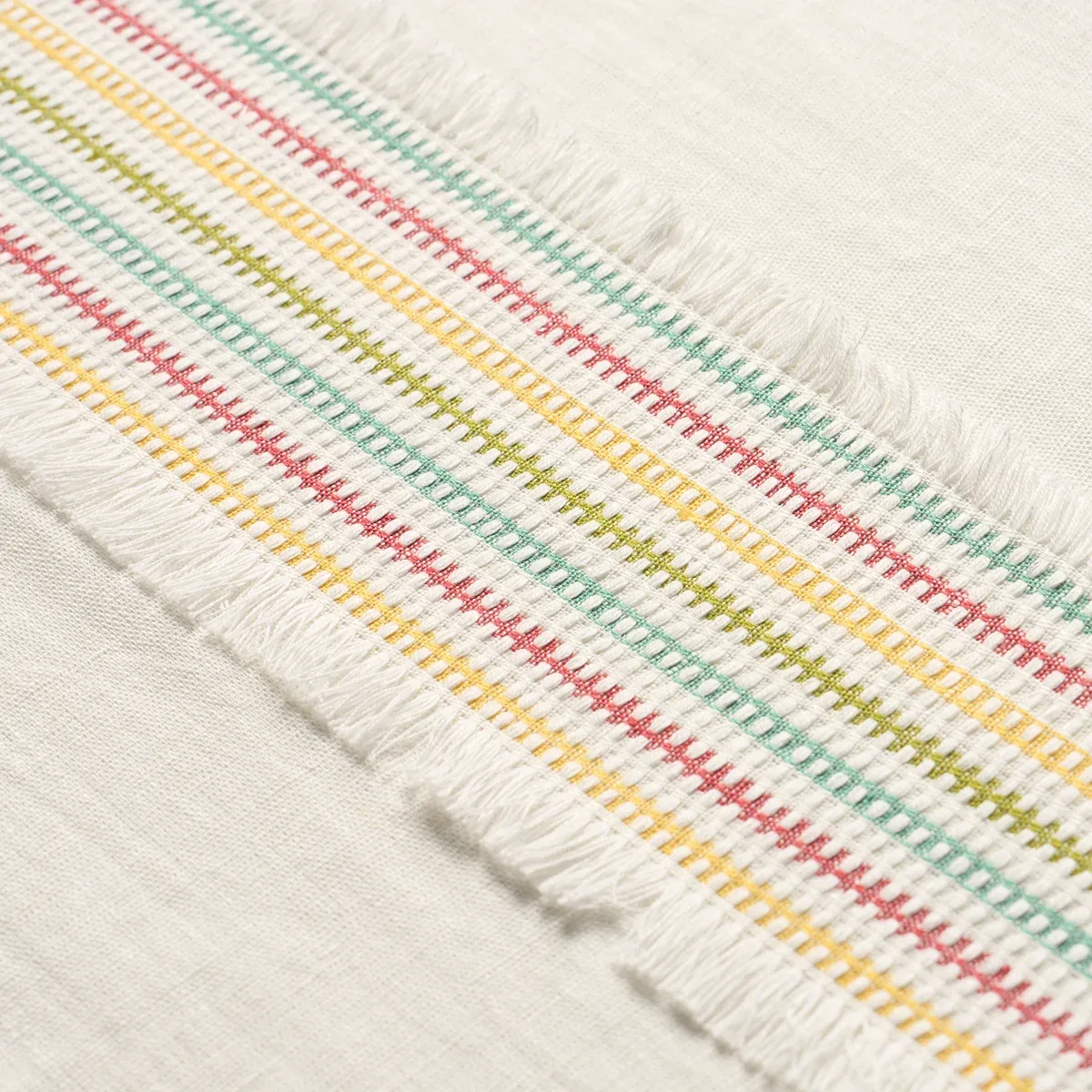 TULUM CASEMENT Fabric – MUTLI | Schumacher | Wallpaper Twins TULUM CASEMENT fabric MUTLI color by Schumacher