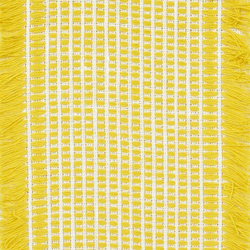 TULUM CASEMENT Fabric – YELLOW | Schumacher | Wallpaper Twin TULUM CASEMENT fabric YELLOW color by Schumacher