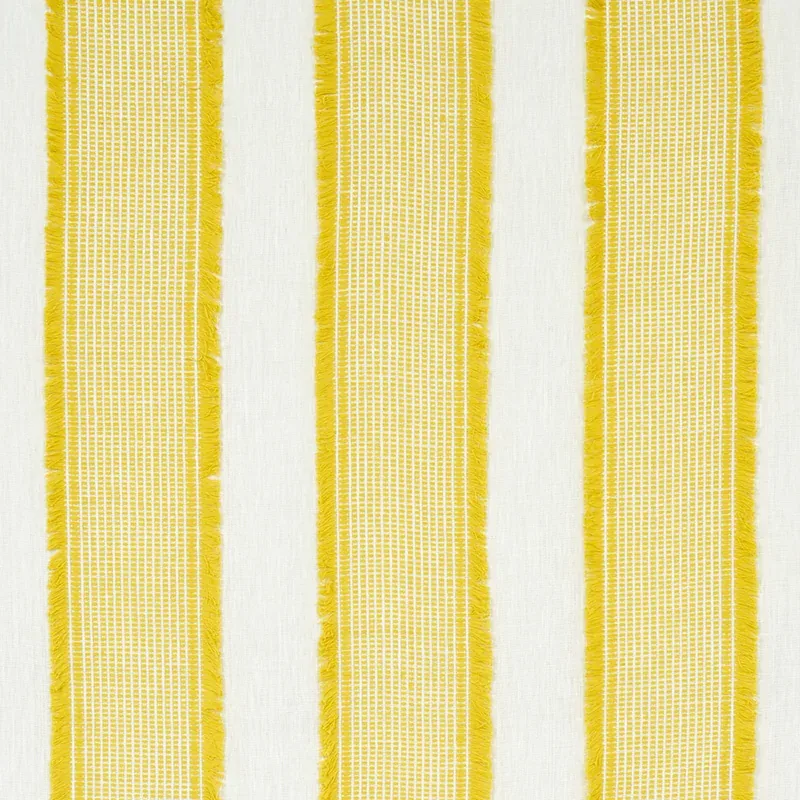 TULUM CASEMENT fabric YELLOW color by Schumacher