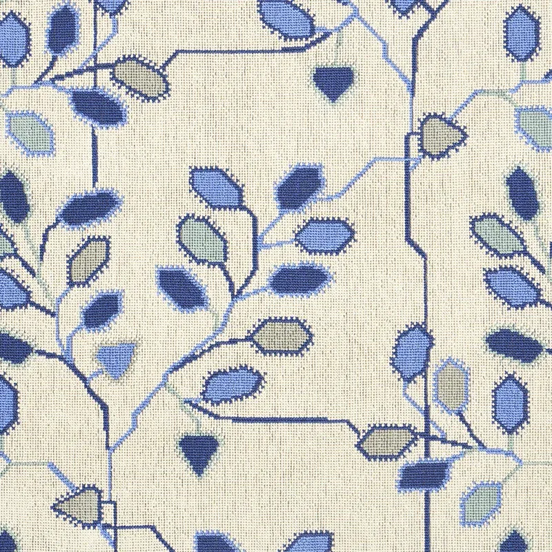 TUMBLE WEED ÉPINGLÉ Fabric – DELFT BLUE | Schumacher | Wallp TUMBLE WEED ÉPINGLÉ fabric DELFT BLUE color by Schumacher