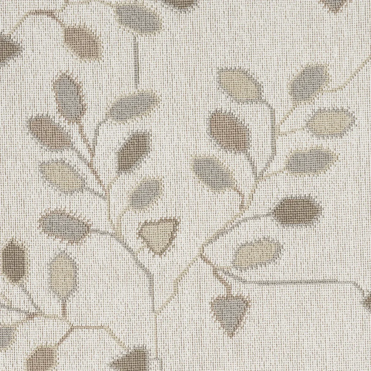 TUMBLE WEED ÉPINGLÉ fabric PEBBLE color by Schumacher
