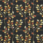TUMBLE WEED ÉPINGLÉ fabric SOOT color by Schumacher