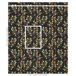 TUMBLE WEED ÉPINGLÉ fabric SOOT color by Schumacher