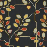 TUMBLE WEED ÉPINGLÉ fabric SOOT color by Schumacher