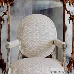 TUMBLING BLOCKS Fabric – GREIGE | Schumacher | Wallpaper Twi TUMBLING BLOCKS fabric GREIGE color by Schumacher