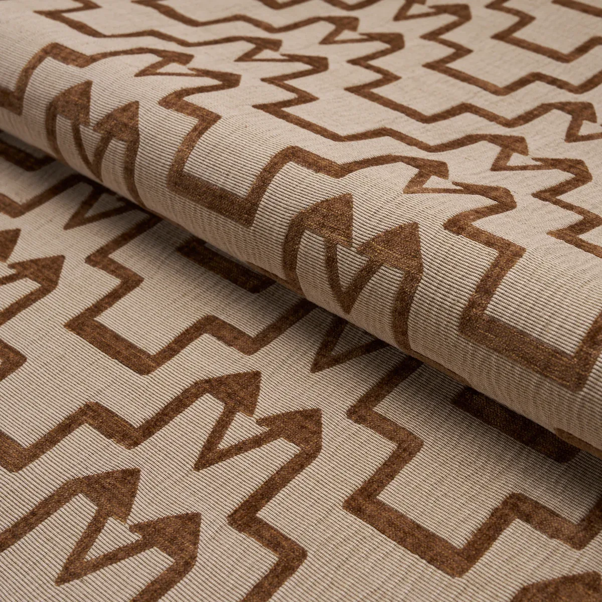 TURKISH STEP Fabric – BISCUIT | Schumacher | Wallpaper Twins TURKISH STEP fabric BISCUIT color by Schumacher