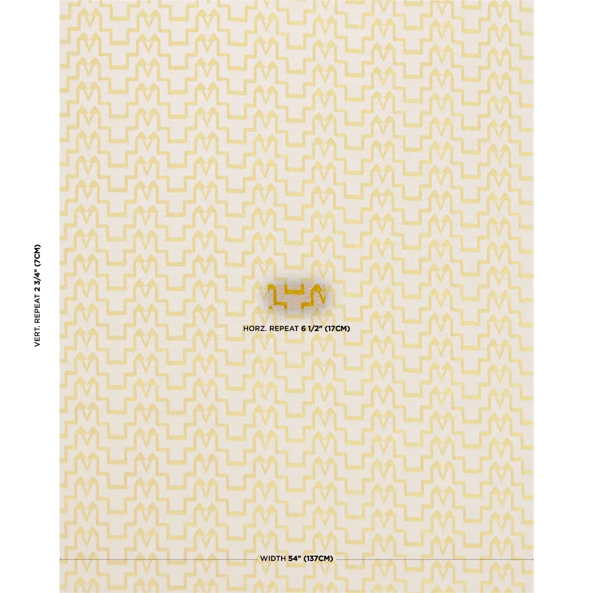 TURKISH STEP Fabric – MIMOSA GLOW | Schumacher | Wallpaper T TURKISH STEP fabric MIMOSA GLOW color by Schumacher