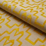 TURKISH STEP Fabric – MIMOSA GLOW | Schumacher | Wallpaper T TURKISH STEP fabric MIMOSA GLOW color by Schumacher