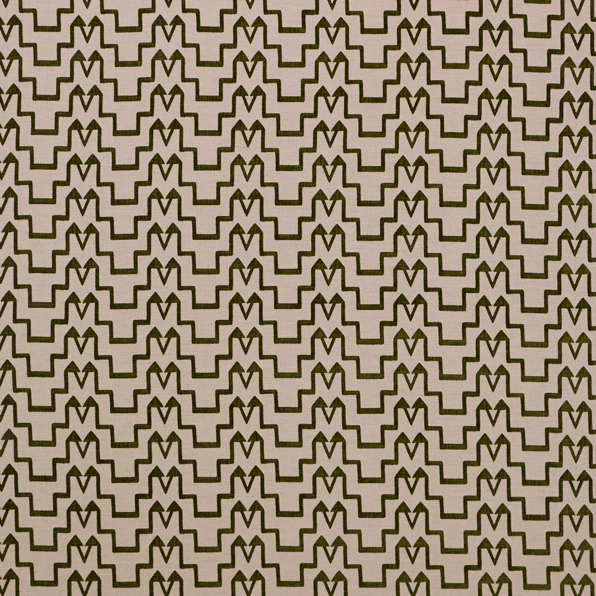 TURKISH STEP fabric OLIVE color by Schumacher