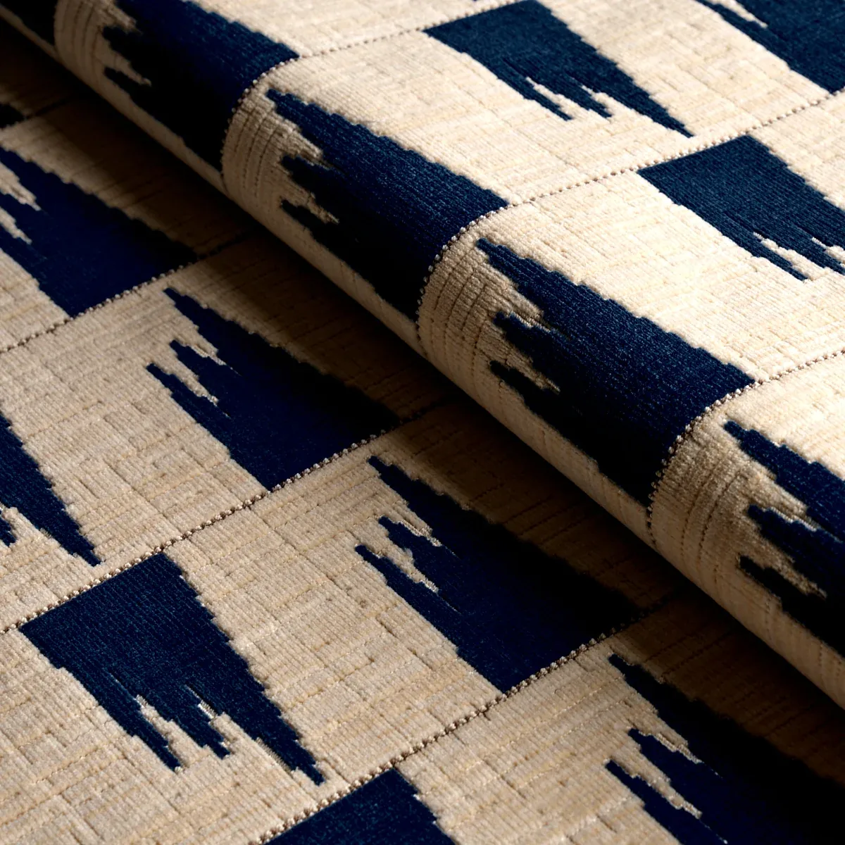TUTSI Fabric – BLUE | Schumacher | Wallpaper Twins TUTSI fabric BLUE color by Schumacher